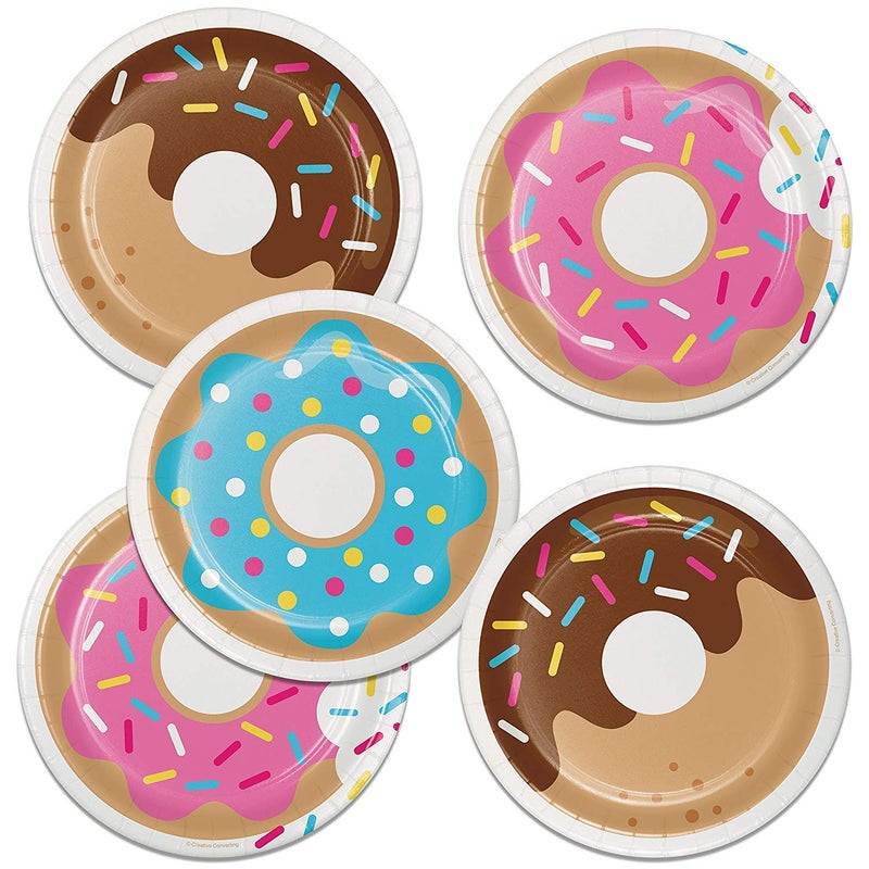 Creative Converting Donut Time Dessert Plates 48 Count